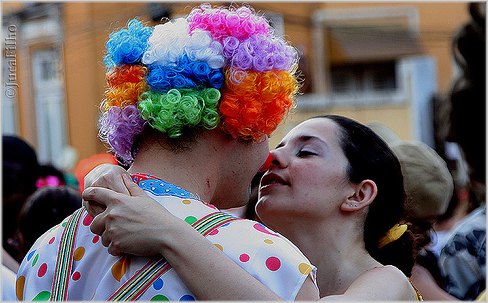 o beijo de carnaval