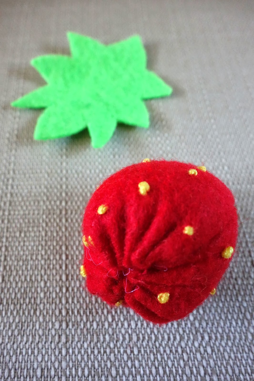 blah to TADA! A Strawberry Pin Cushion