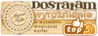 Wyróżnienie w Magicznej Kartce :)