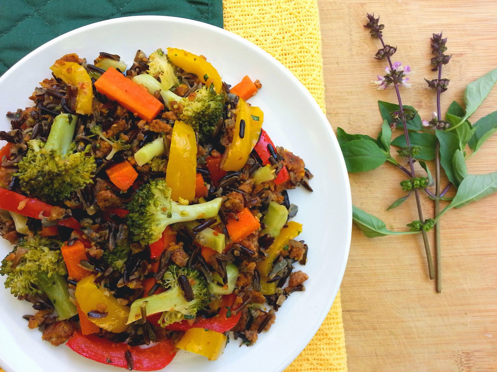 Naked Cooking Thai Orange Sesame Wild Rice Salad