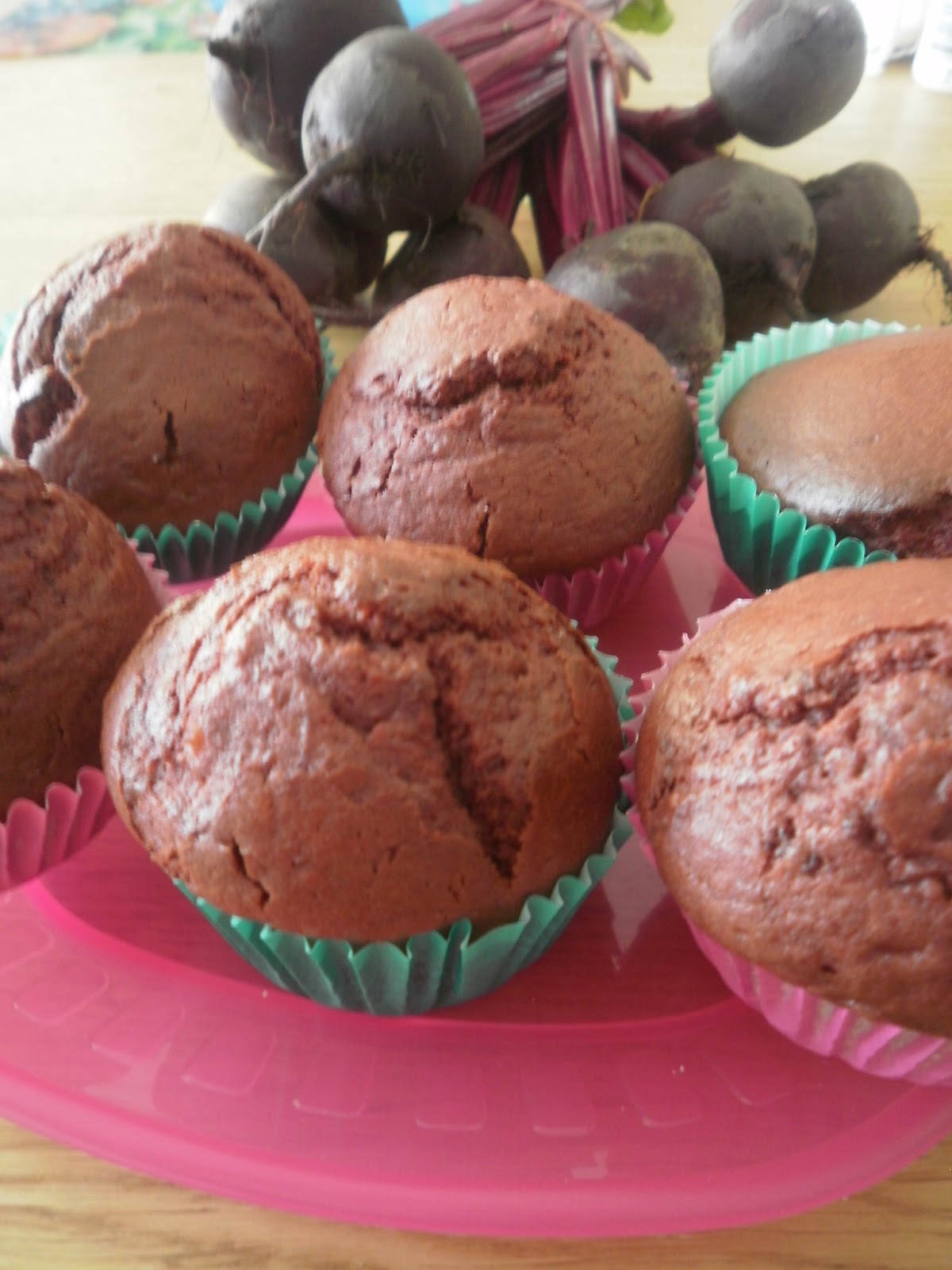 Beetroot and Chocolate Muffins Yummy Inspirations