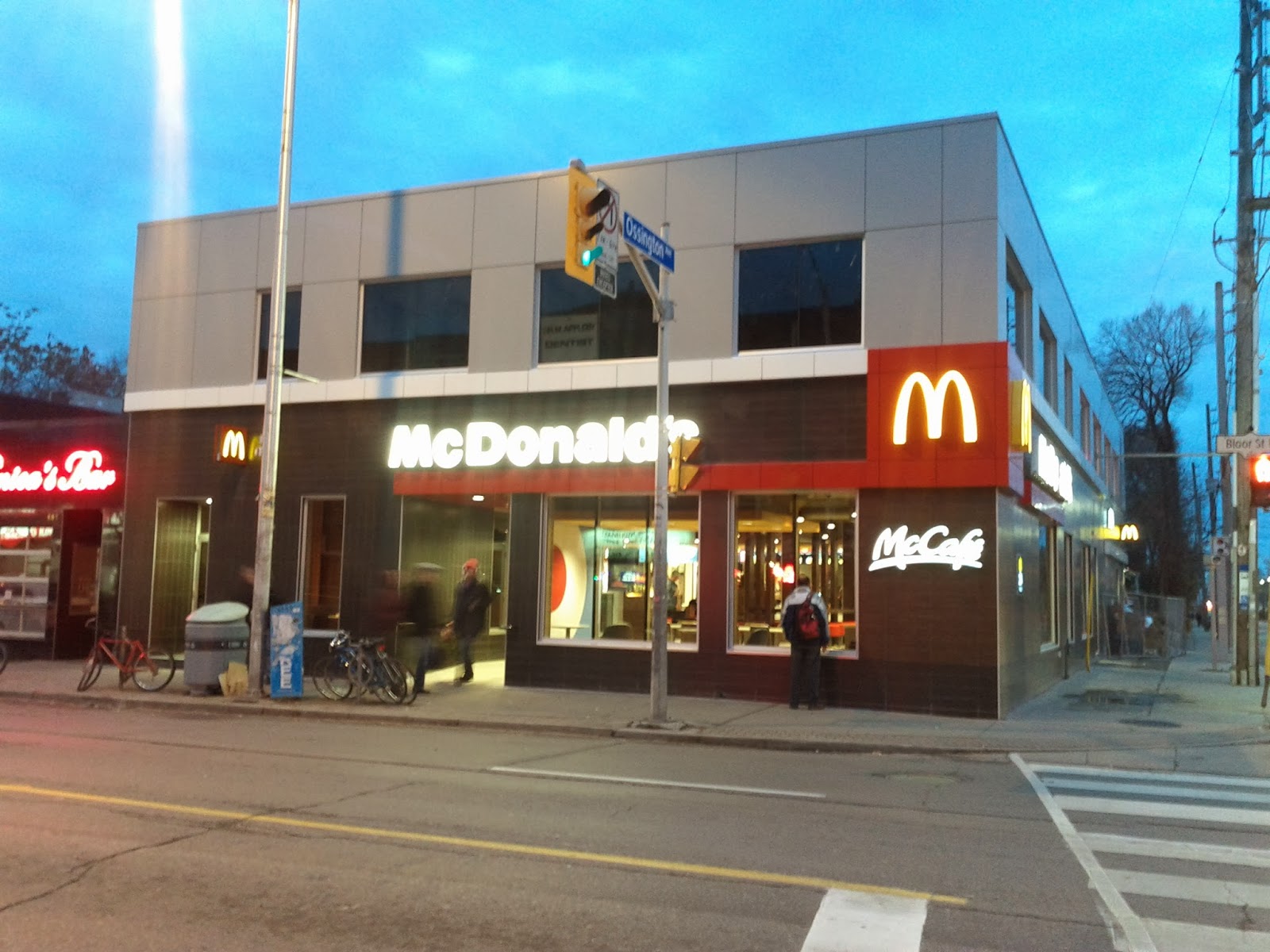 Toronto things: McDonalds open at Ossington and Bloor