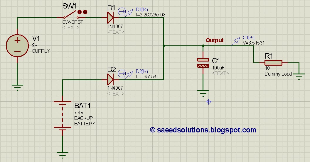 Saeed's Blog How to switch between power supplies using diodes