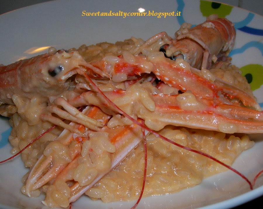 Risotto alla crema di scampi