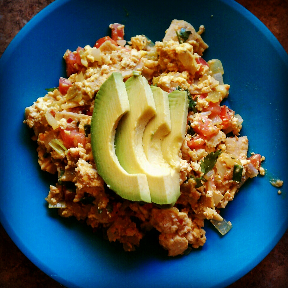 Adventures in Kind Living Green ChileTofu Migas