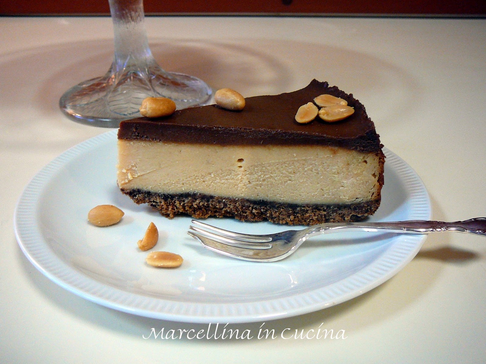 Marcellina in Cucina Nigella's Chocolate peanut butter cheesecake