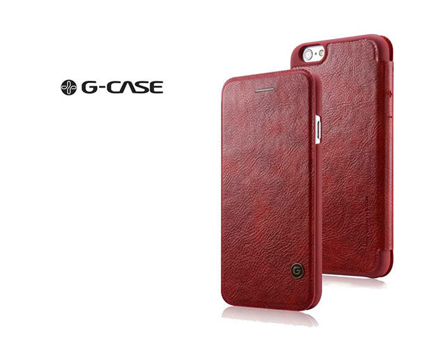เคส iPhone 6/6s ฝาพับ G-CASE 112040 สีแดง
