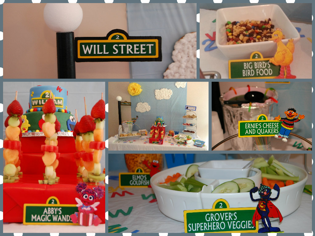 Bethany's Confection Perfection: Sesame Street Birthday Party