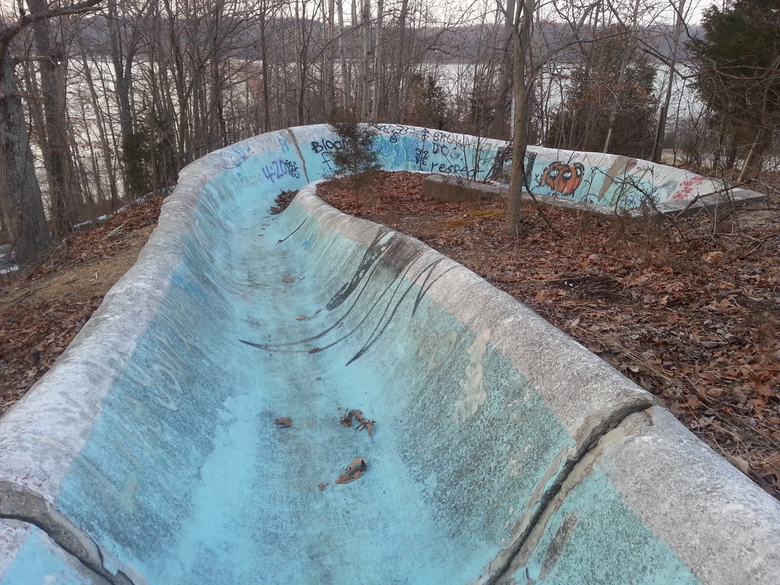 Eerie Indiana The abandoned Zoom Floom Waterpark Bloomington, Indiana