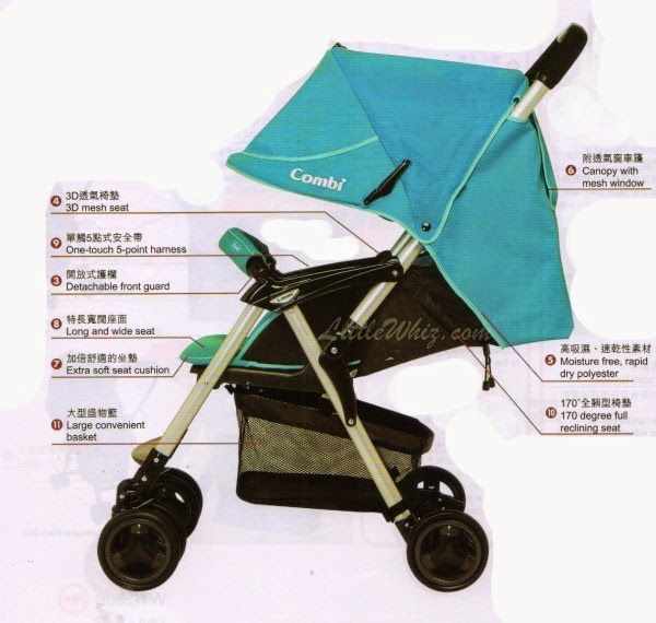 combi well carry stroller