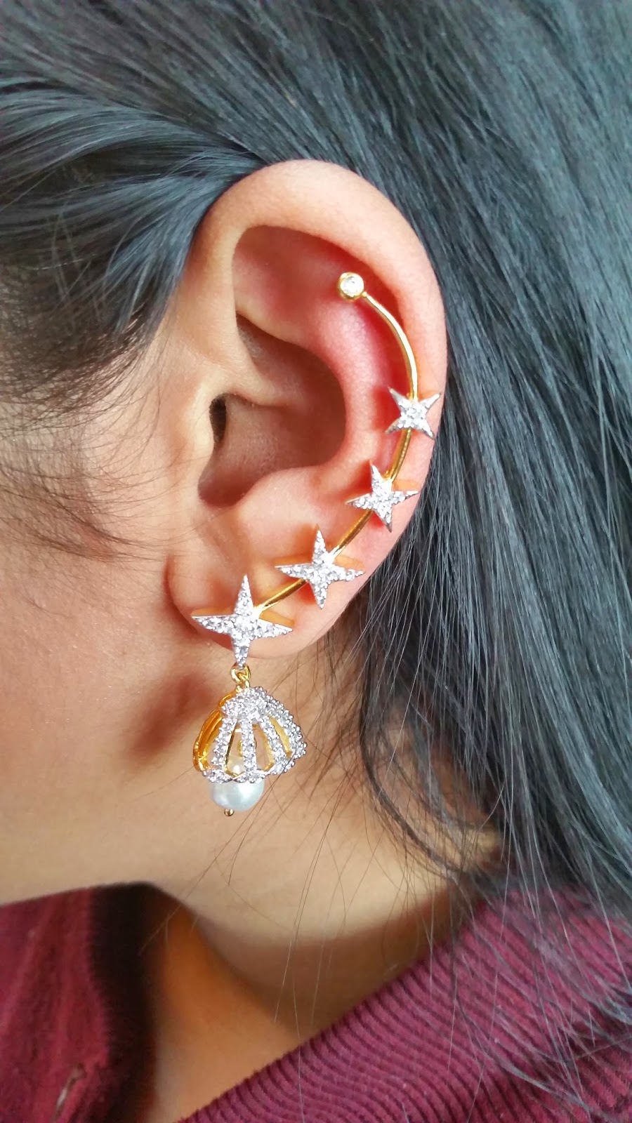 Wedding Planner Ear Cuff Kanpur earrings Latest trend in Indian