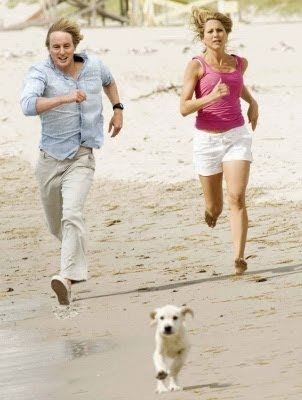 Jennifer Aniston and Owen Wilson in Marley and Me