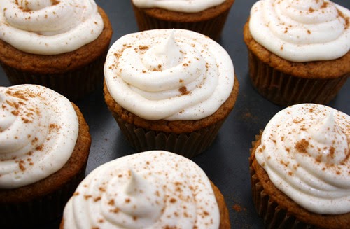Pumpkin Brown Butter Cupcakes with Cinnamon Frosting
