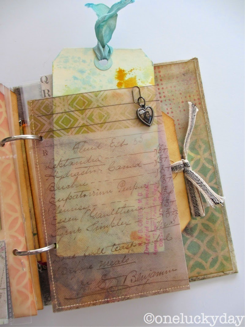 One Lucky Day Vellum and the Worn Cover Journal
