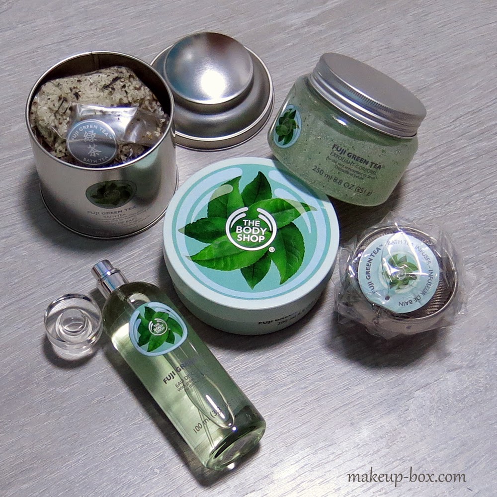 The Makeup Box The Body Shop Fuji Green Tea Body Range