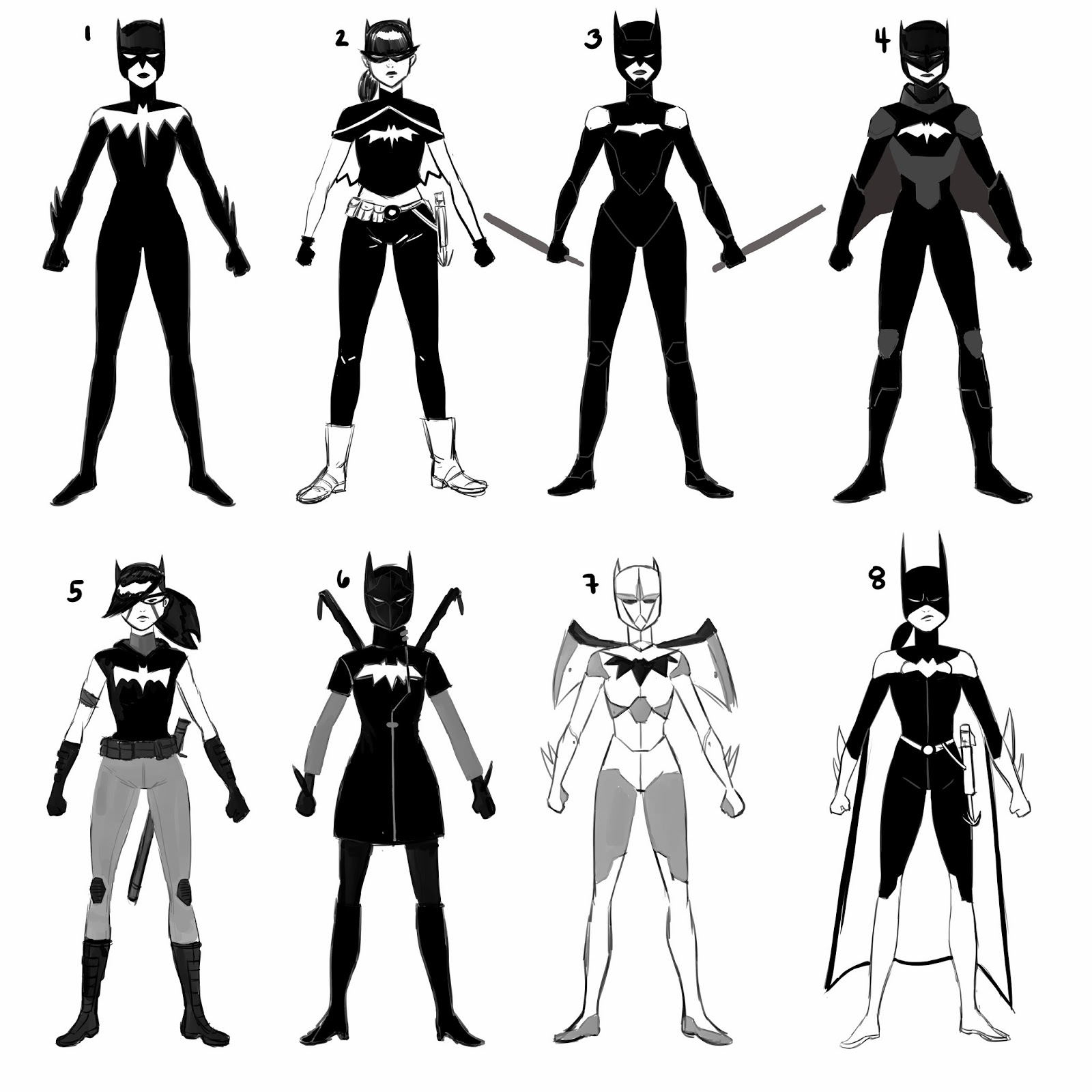 illuskrate Poll Bat Girl Redesign for Project Rooftop