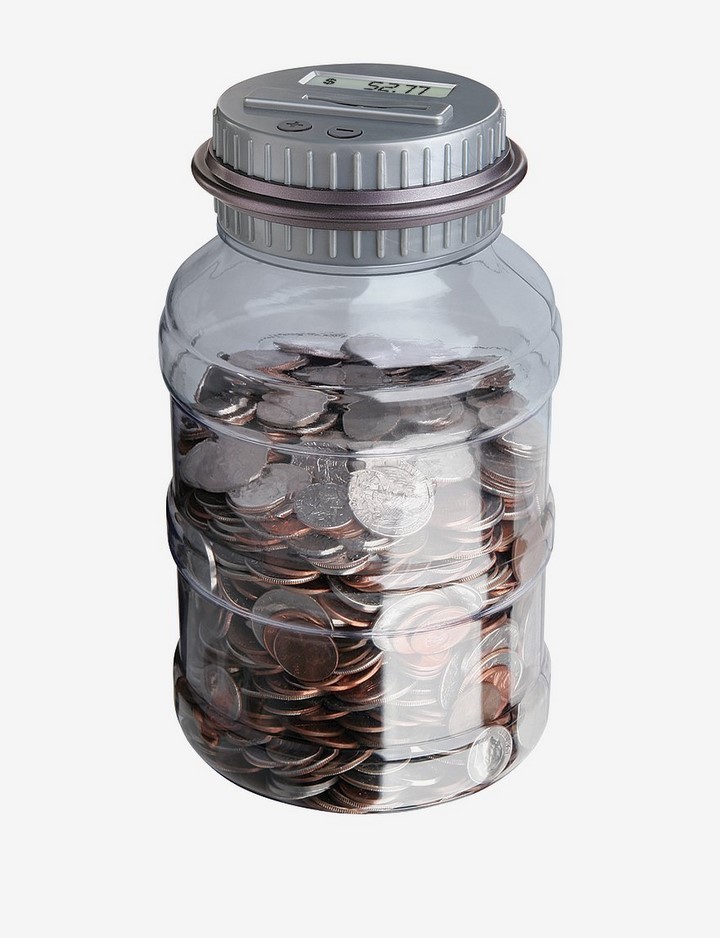 Piggy Bank with Automatic Digital Money Counter Spicytec