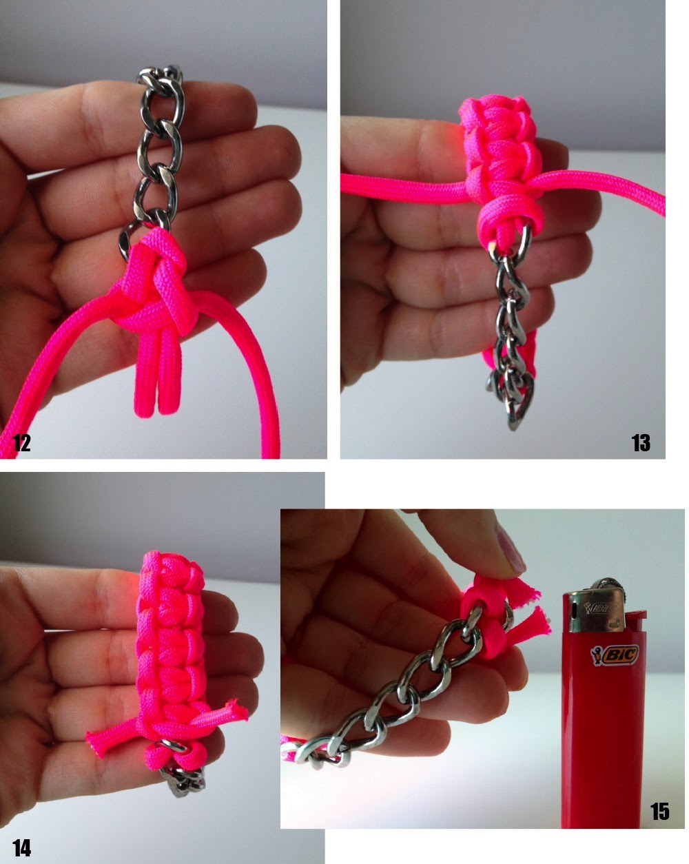 DIY Paracord Chainlink Bracelet The Idea King
