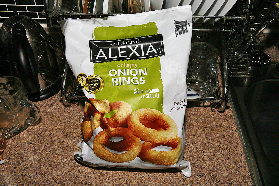 The Shit I Eat Alexia Onion Rings with Ketchup