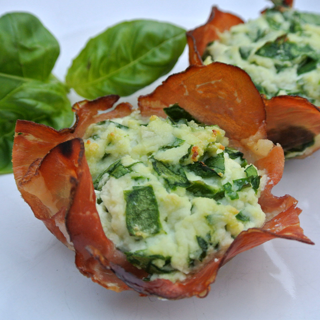 Mom, What's For Dinner? Prosciutto Cups gluten free appetizer