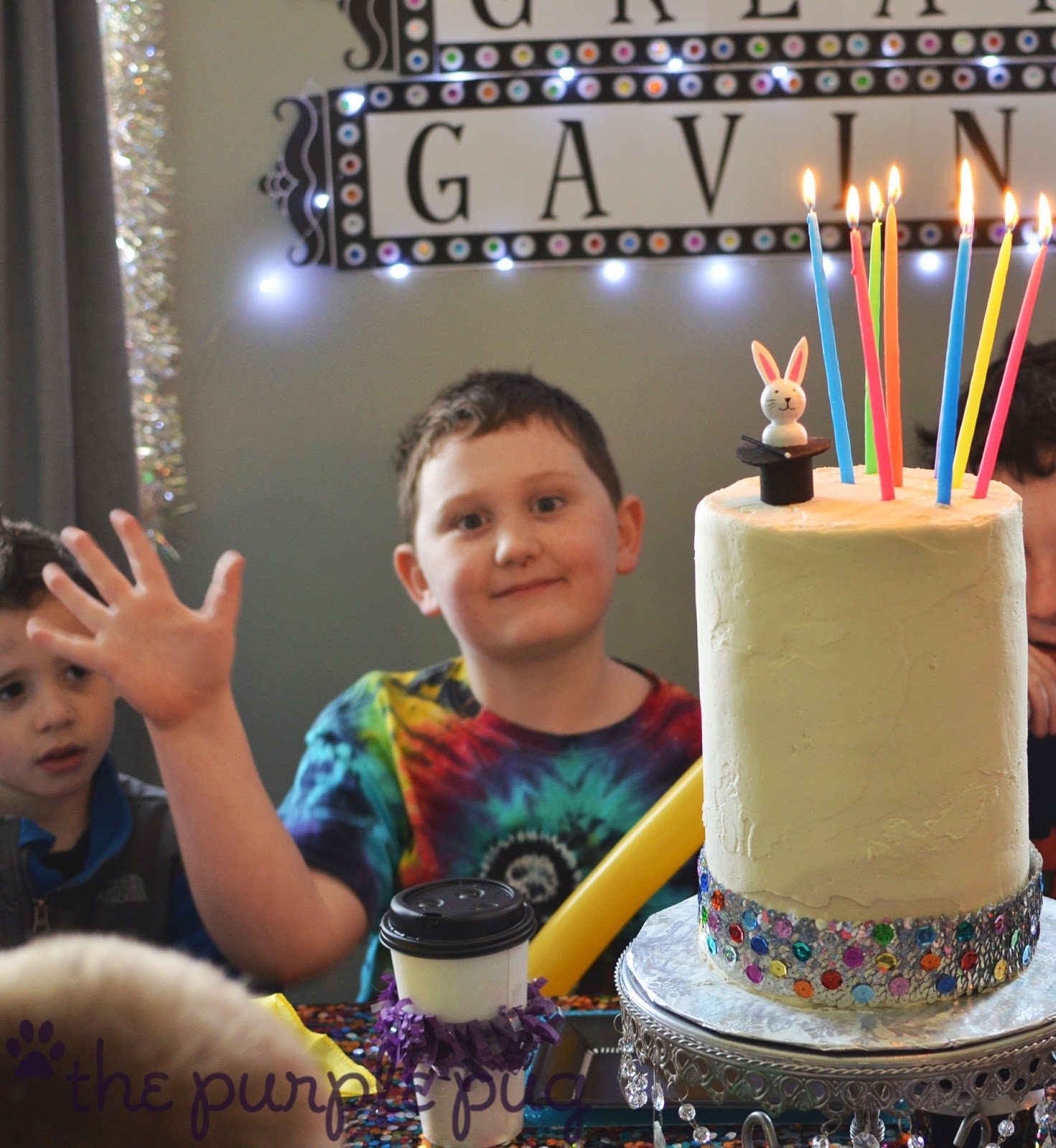 The Purple Pug Sparkling Sequin Cake Band {for cute cakes}