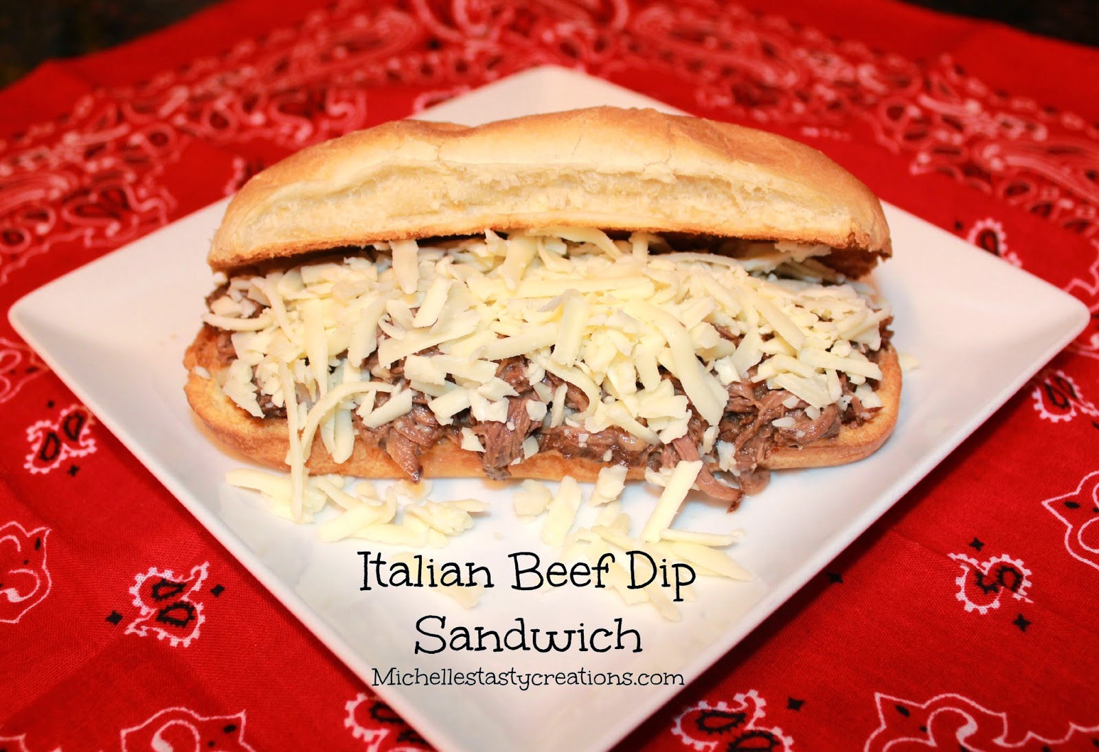 Michelle's Tasty Creations Italian Beef Dip Sandwiches