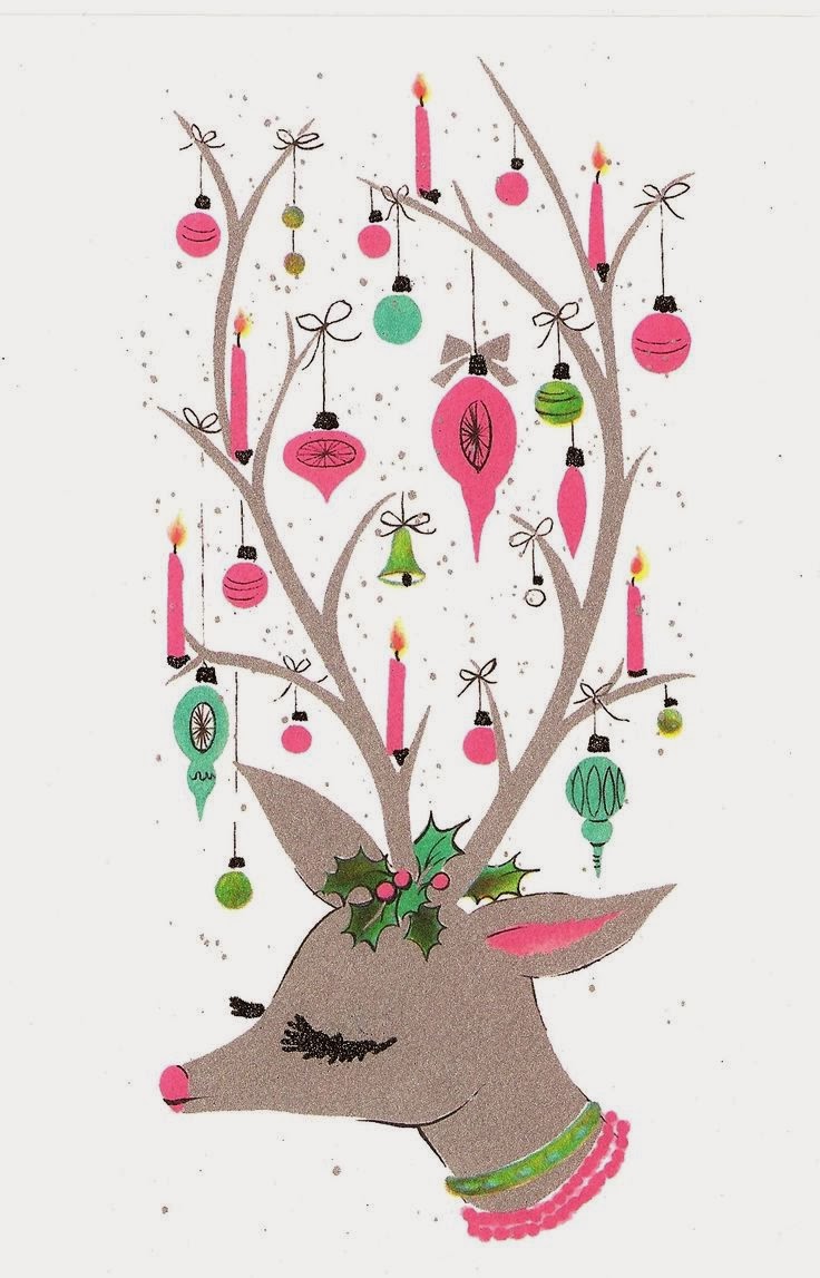 farm girl pink random holiday pretty ornaments pink christmas card