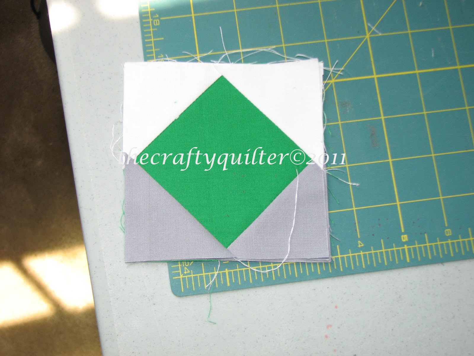 The Crafty Quilter's Closet Jean's Diamonds Quilt Pattern