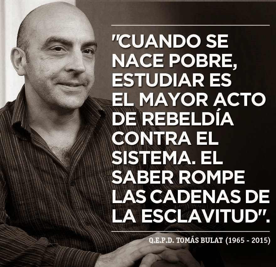 REFLEXIÓN DEL ECONOMISTA TOMÁS BULAT