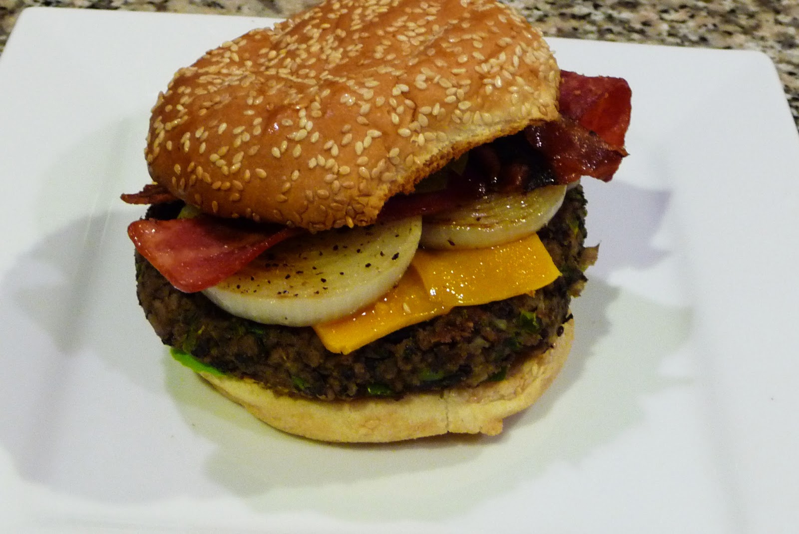 Black Bean Patty Easy Cooking with Sandy