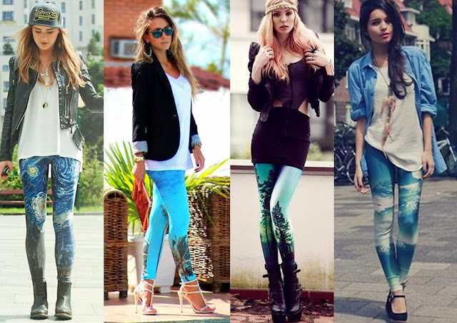 Looks com legggings: Opções para o Ano Inteiro! Sabe quando você ama usar calças jeans, mas às vezes de sente desconfortável por serem muito apertadas? Quando usa uma calcinha pequena e ela entra no lugar errado e na hora de tirar da um maior trabalho. Esses são alguns desconfortos que estão me fazendo optar cada dia mais pelas calças legging, para começar elas na sua maioria são de malha e sem zíper nem botões e que ajuda e muito, outro ponto que acho super legal é o caimento da peça no corpo. Nossa! Veste como uma luva, e é ótima para fazer sobreposições ou o jogo das três peças (para sair do obvio sabe?).