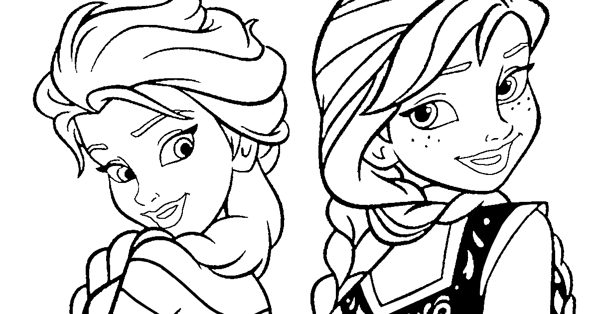 gambar mewarnai boneka frozen 