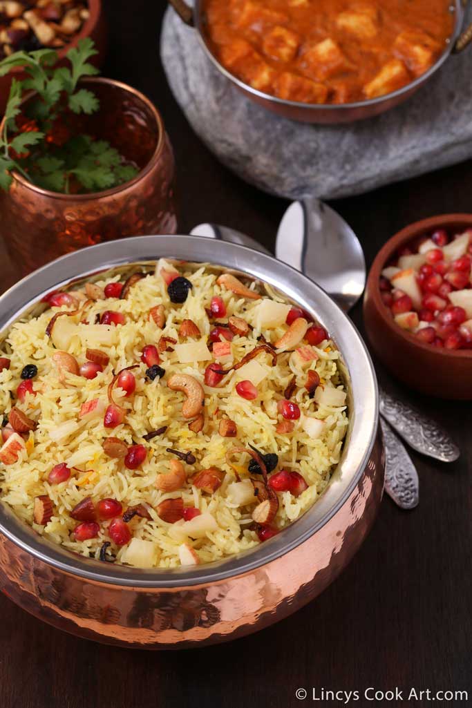 Kashmiri Pulao Recipe ~ Lincy's Cook Art