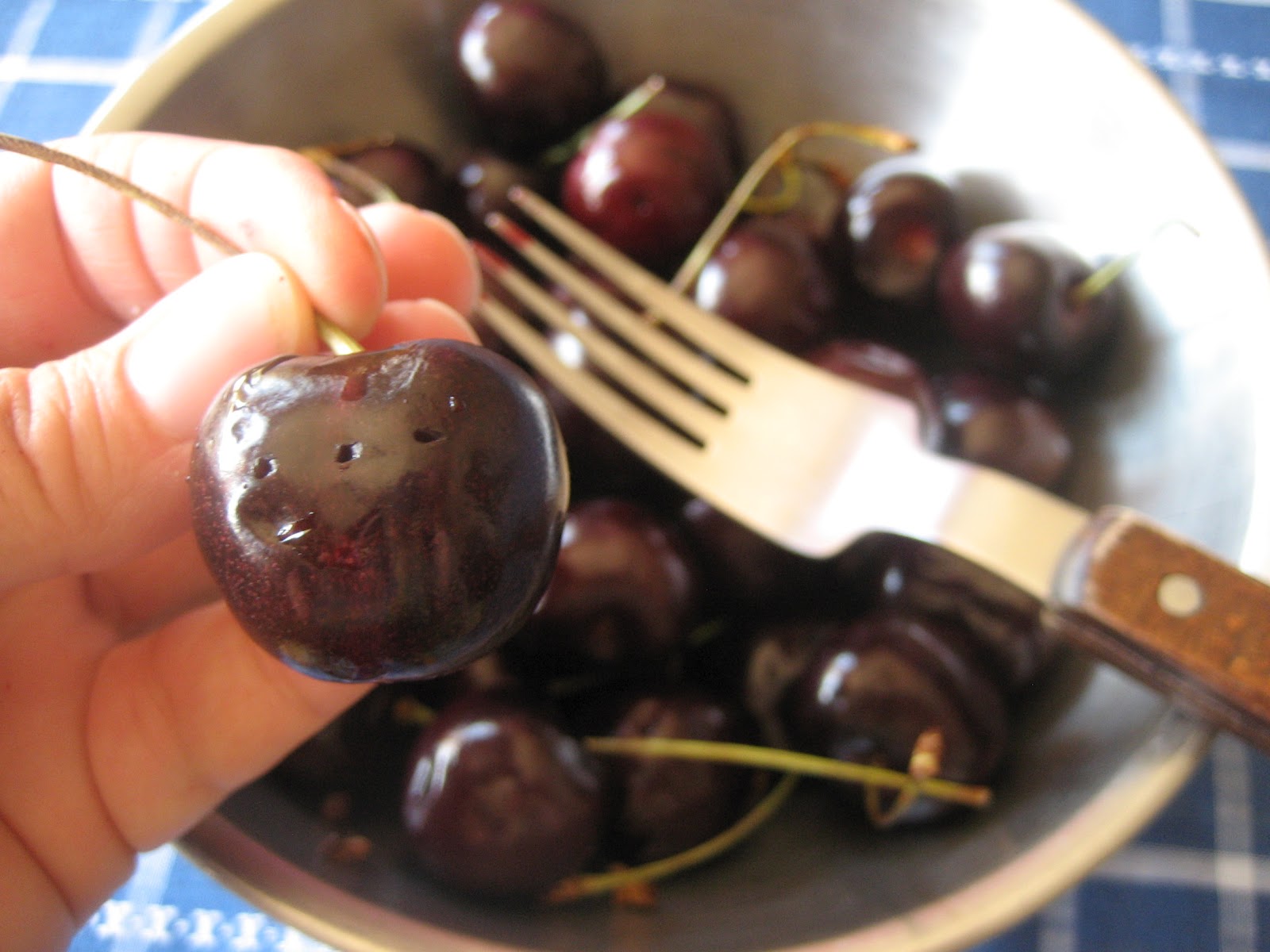 Homemade Trade Pickled Cherries = Manhattan Time