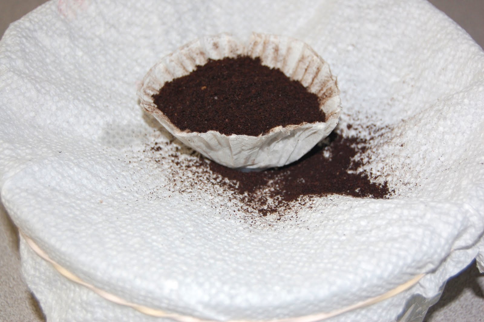 Temporary Waffle DIY Coffee Makerusing my free samples