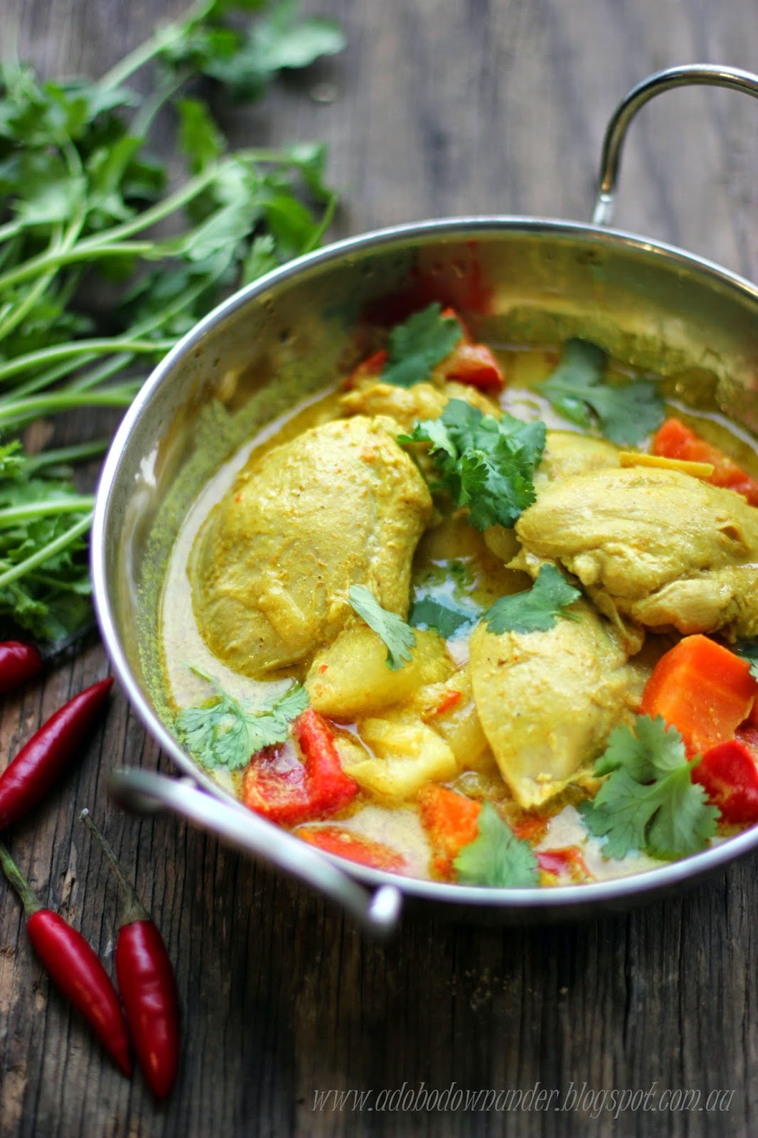 adobo down under Chicken curry Filipino style