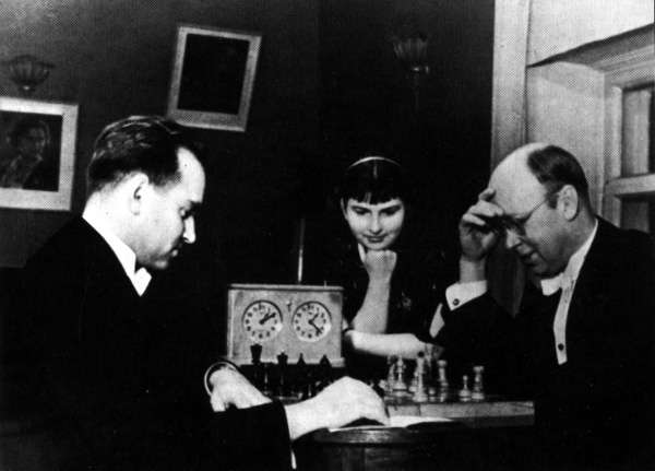 Prokofiev v/s Oistrakh en duelo ajedrecístico.