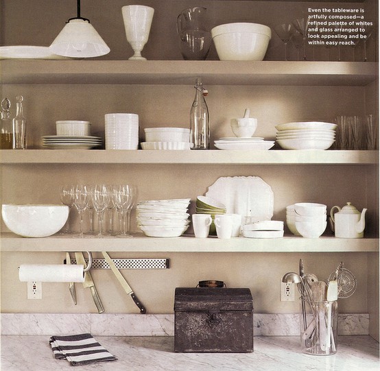 Open Shelving in the Kitchen