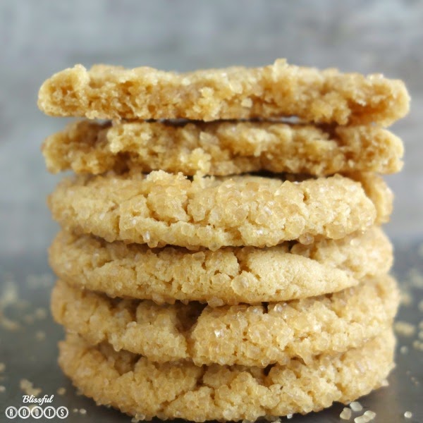 BLISSFUL ROOTS Chewy Peanut Butter Cookies