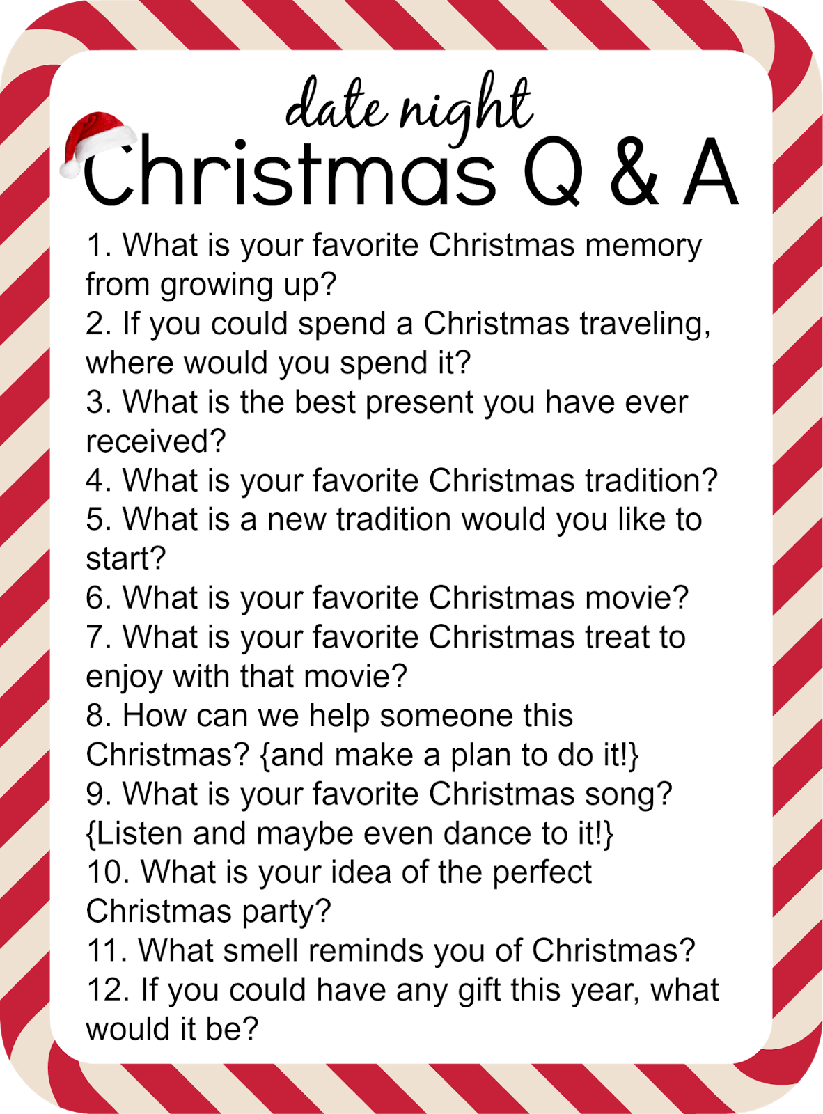 lew party of 2 At Home Date Night {Christmas Edition}