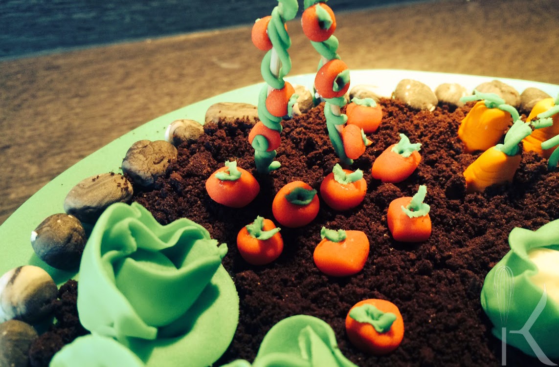 Kochhandwerk Motivtorte Mein Garten