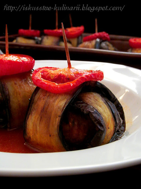 "Кюрдан кебаб" - котлета в баклажане (Кurdan kebabı)