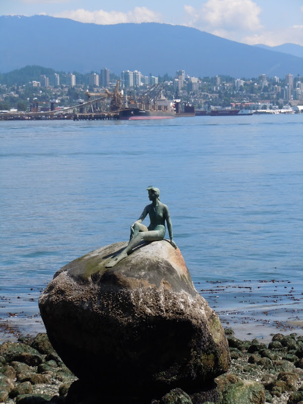 Girl in Wetsuit Stanley Park Vancouver