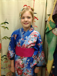 Cute girl in kimono Kimono House NY