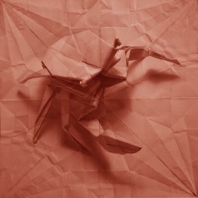 animal cangrejo de origami 3D