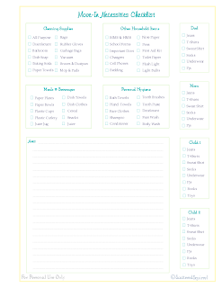 free printable moving home management binder