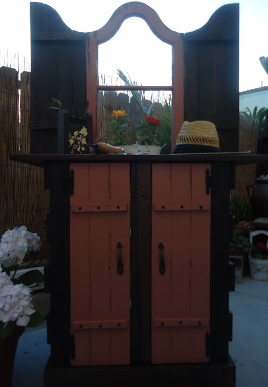 1926 French Window Table with Vintage Hardware-SOLD