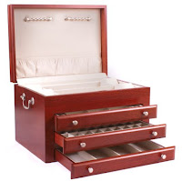 solid cherry wood jewelry box