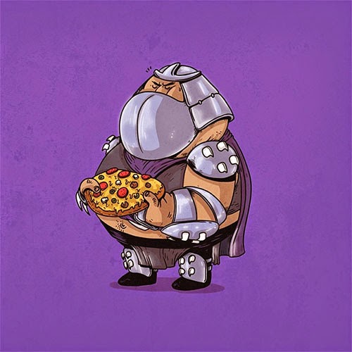 Fat Super Hero Gemuk - Ninja Turtle Fat Shredder