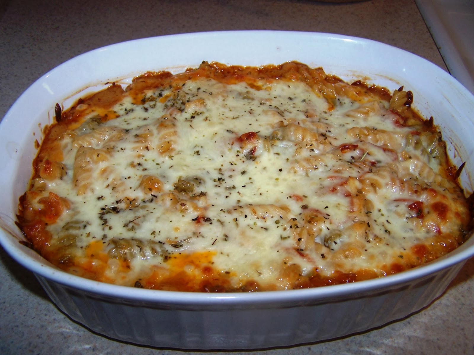 Cooking What I Pin BBQ Ranch Pepperoni Pasta Bake